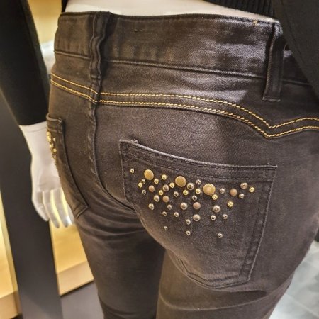 부츠컷블랙진팬츠