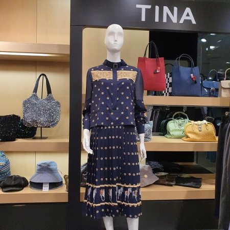 레이온 주름 원피스