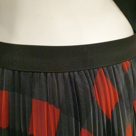 체크 샤 스커트