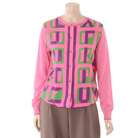 실크혼방 가디건