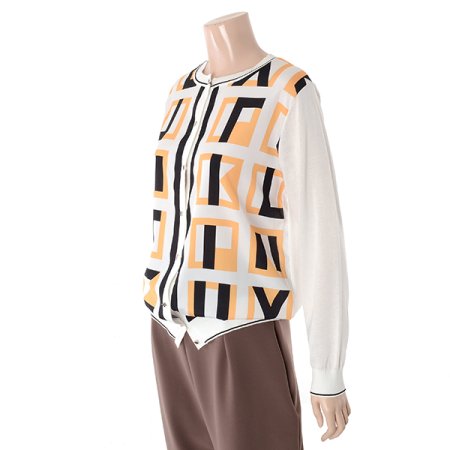 실크혼방 가디건