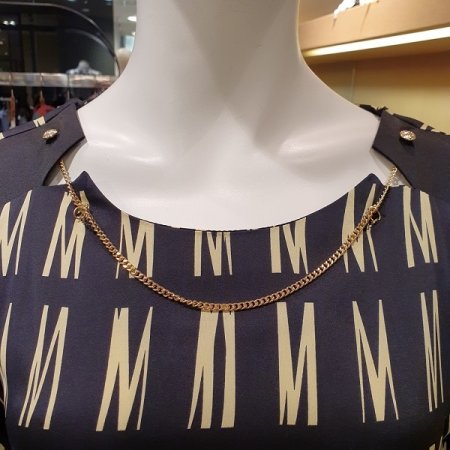 레이온 문자 원피스