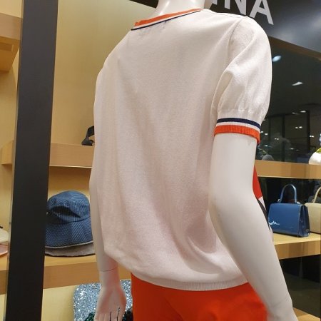 실크혼방 니트티