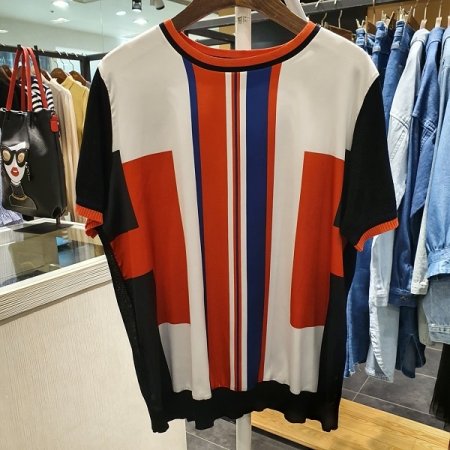 실크혼방 니트티