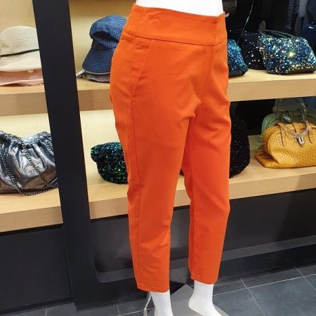 일자 컬러 팬츠