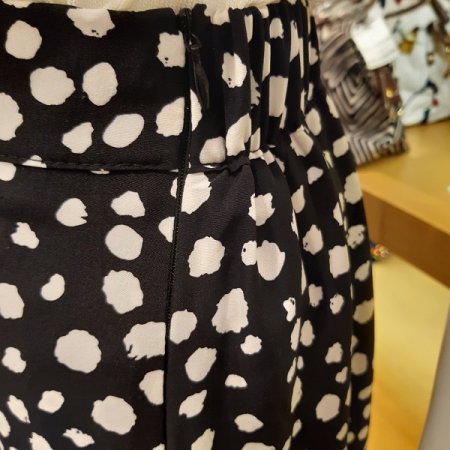 지그재그 호피 스커트