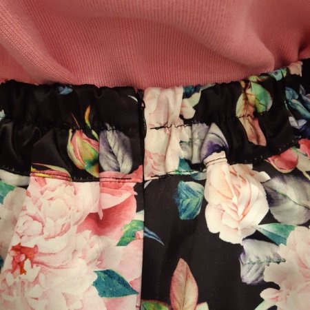 샤틴 장미꽃 스커트