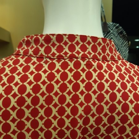 브이 네크라인 원피스