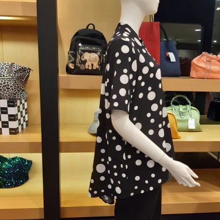 도트 사슬 블라우스