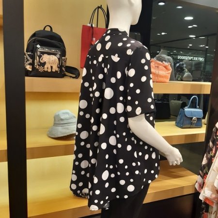 도트 사슬 블라우스