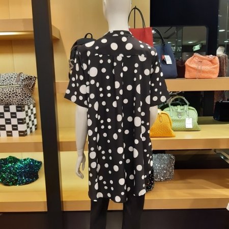 도트 사슬 블라우스