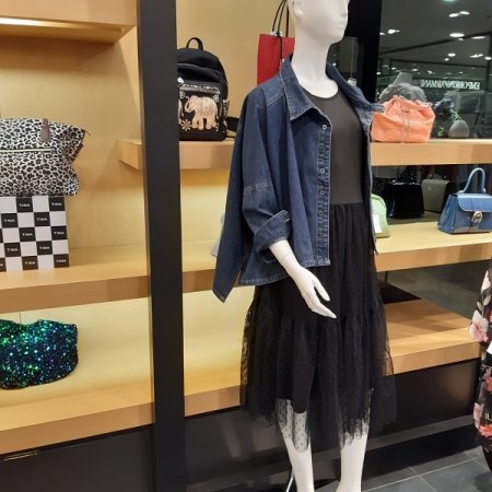 도트 샤망 원피스