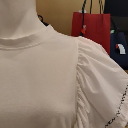 프릴 스판 블라우스