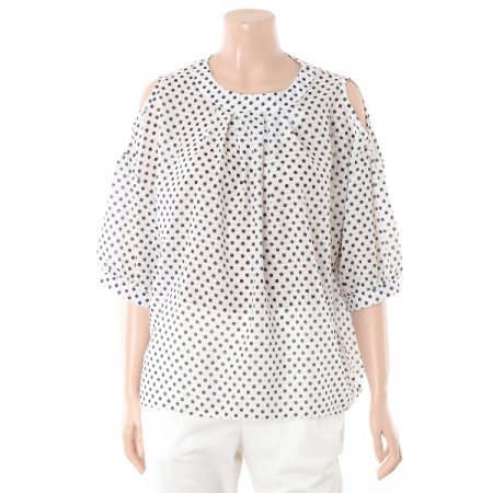 도트 블라우스
