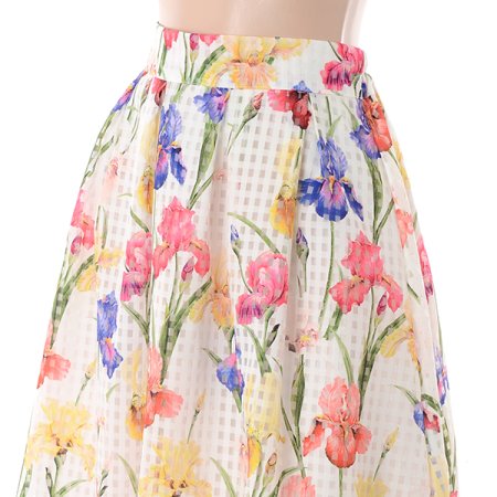 사각릴리꽃스커트