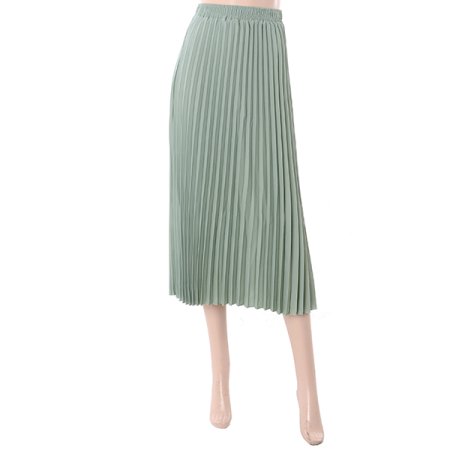 민자주름 스커트