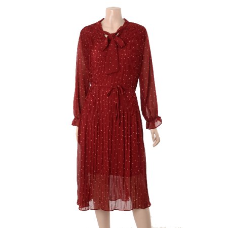 잔주름도트원피스