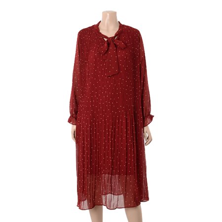 잔주름도트원피스