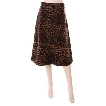 호피플라워밴드스커트