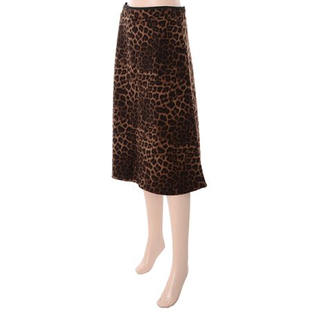 호피플라워밴드스커트