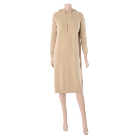 니트후드롱원피스