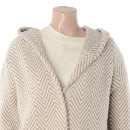 후드캐시미어코트