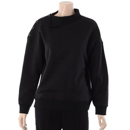 단추기모맨투맨