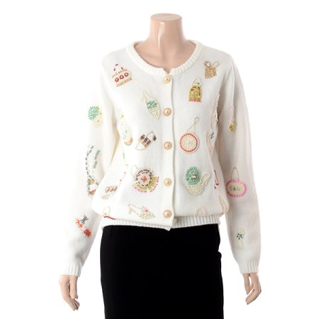 력셔리진주가디건