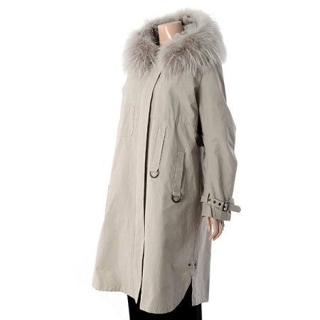 라쿤 퍼 렉스안감 트렌드 코트