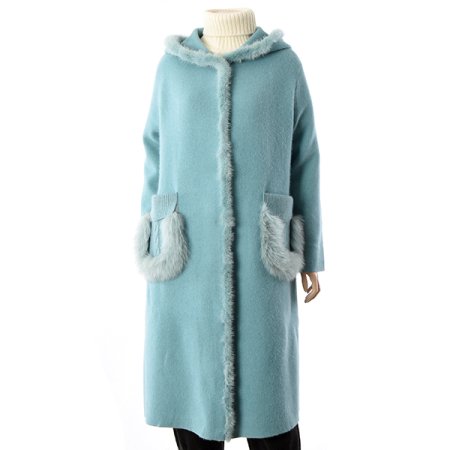 밍크캐시롱코트