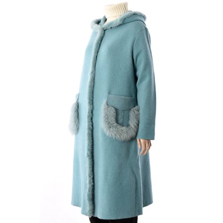 밍크캐시롱코트