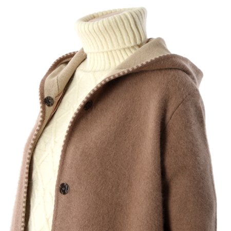 주머니폭스캐시미어코트