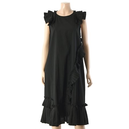 소매주름 원피스