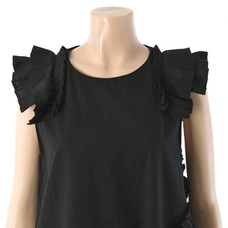 소매주름 원피스