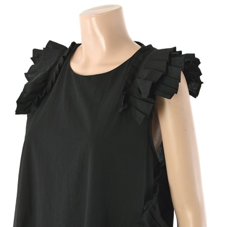 소매주름 원피스