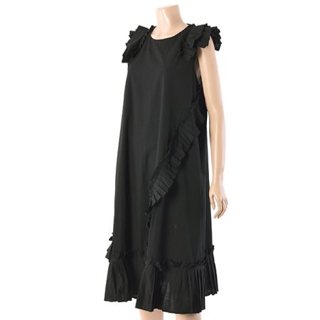 소매주름 원피스