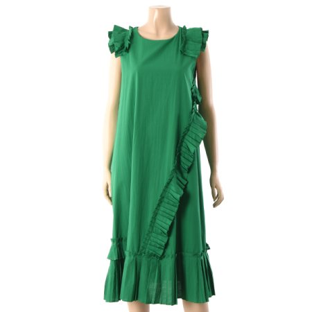 소매주름 원피스