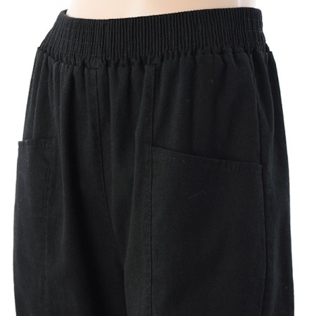 포켓절개배기바지