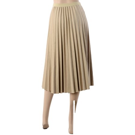 티나모직주름스커트