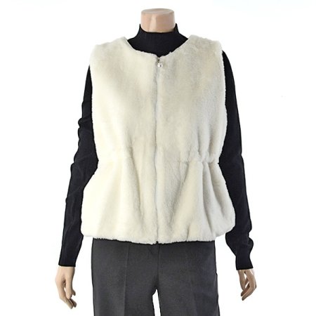 인조토끼털베스트