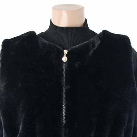 인조토끼털베스트