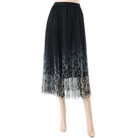 레오파드샤 스커트