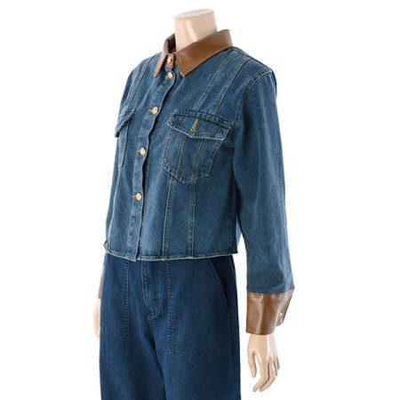 청브라운데님자켓