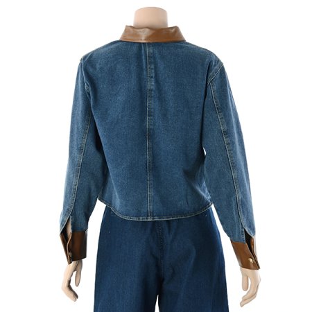 청브라운데님자켓