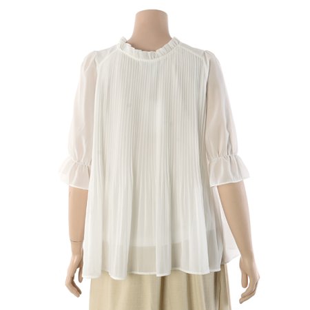 주름7부블라우스