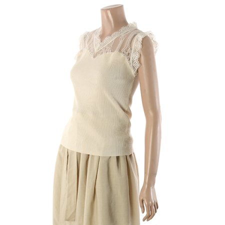 레이스배색나시