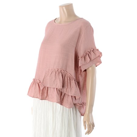 캉캉프릴블라우스