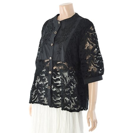 7부자켓블라우스