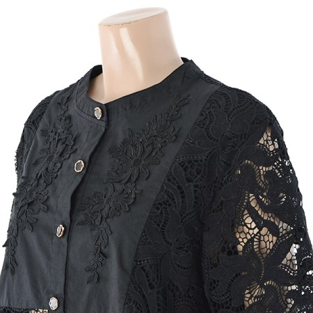 7부자켓블라우스