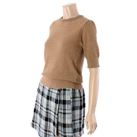 샤벳메탈퍼프티셔츠